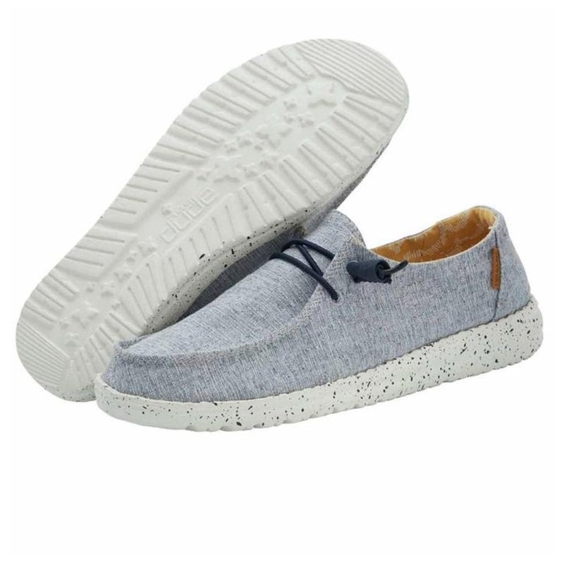 Hey Dude Women’s Wendy Chambray White Blue