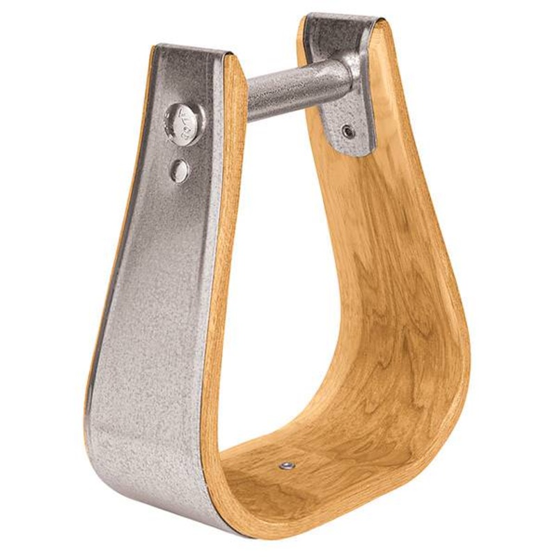 Wooden Stirrups, Overshoe Visalia, 3″ Tread