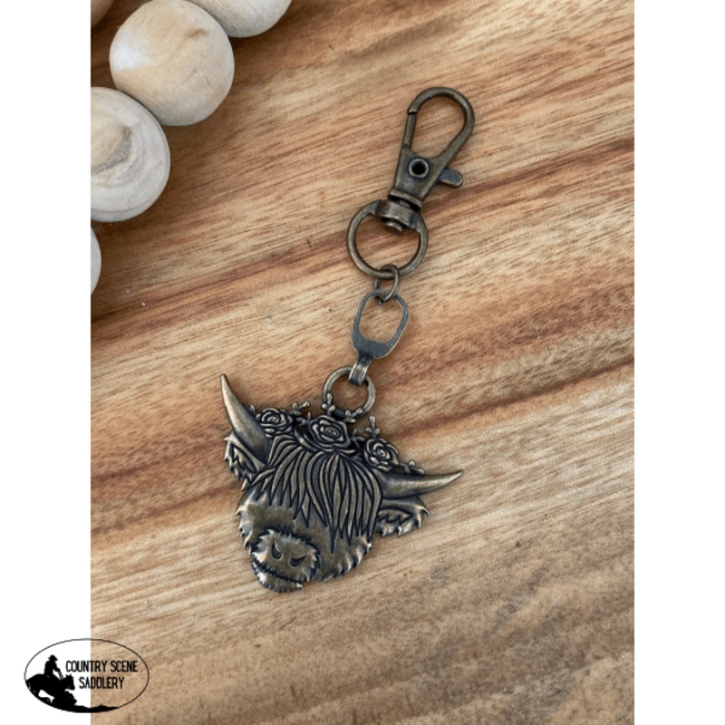 Highland Cow Keyring