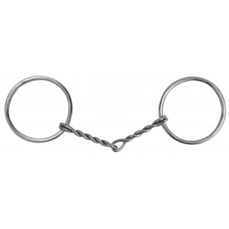 O-Ring Snaffle W/Twisted Mouth