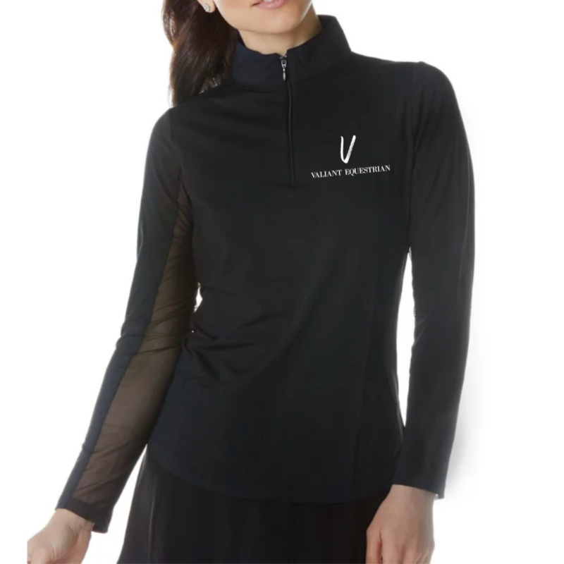 Valiant Solid Mock Sunshirt – Ladies