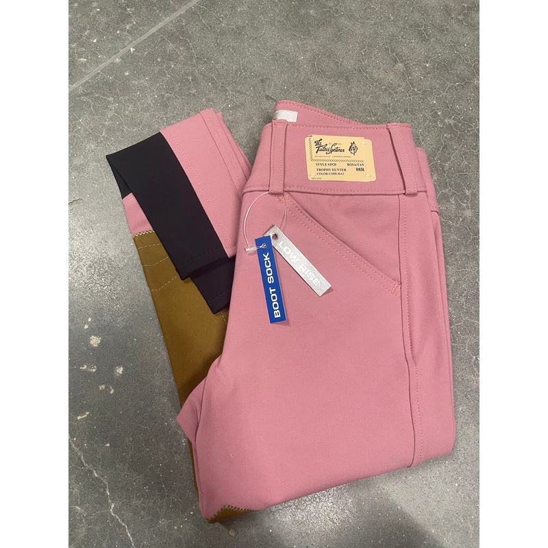 Tailored Sportsman 3920 Girls Bootsock FZ – Rosa/Tan