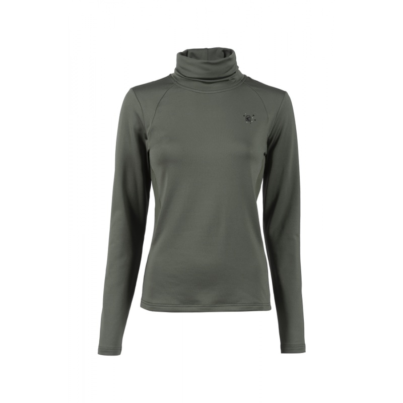 Cavallo Gwyn Functional Winter Polo Shirt – Olive