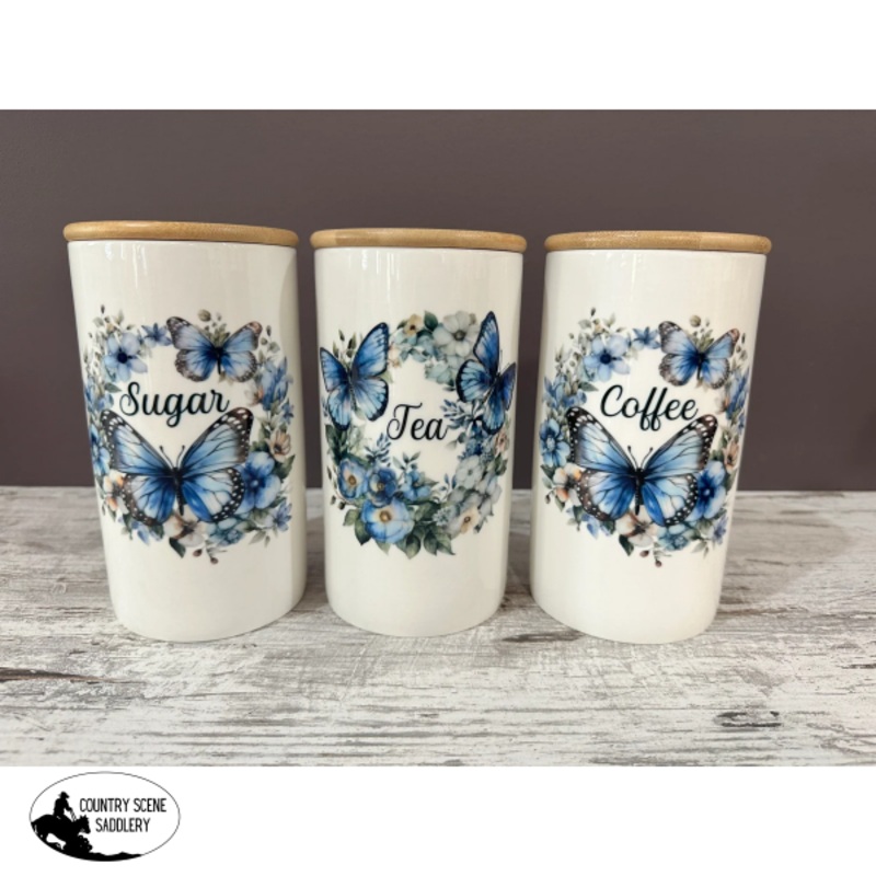 Country Storage Canisters –  Butterfly Collection