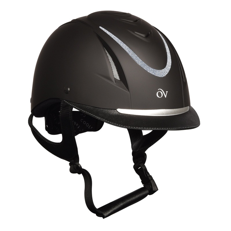 Z-6 Glitz Helmet – Black/Black/Blue
