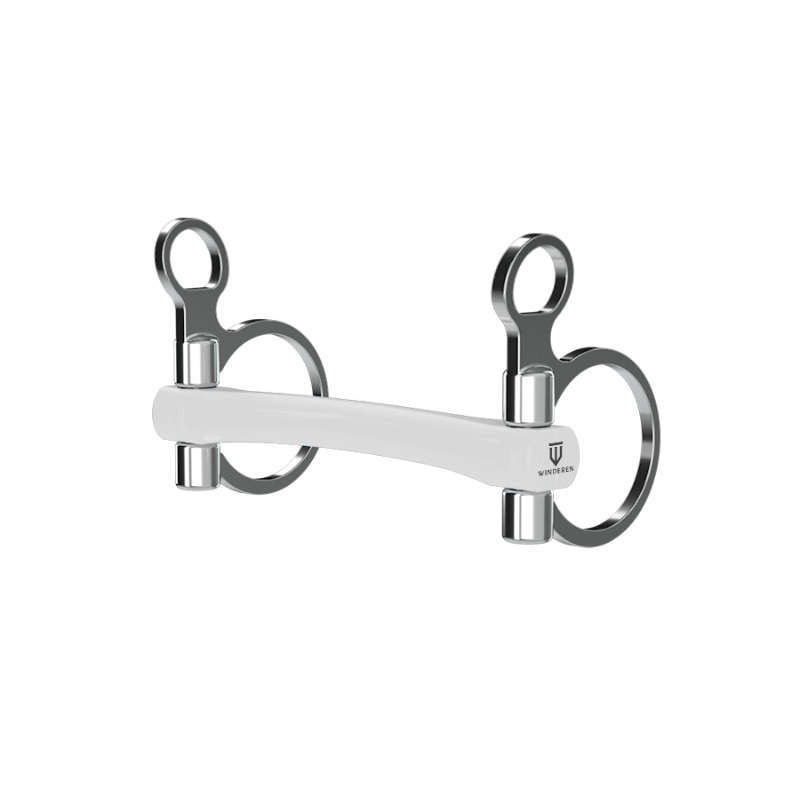 Baucher Snaffle White Edition