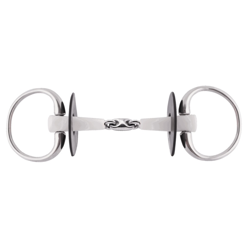 Nathe Eggbutt Double Jointed Snaffle- 70mm ring