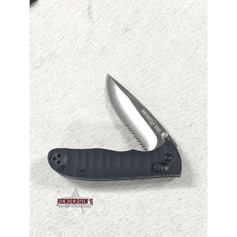 Whiskey Bent Knife ~ Catch Pin Lock ~ Raven
