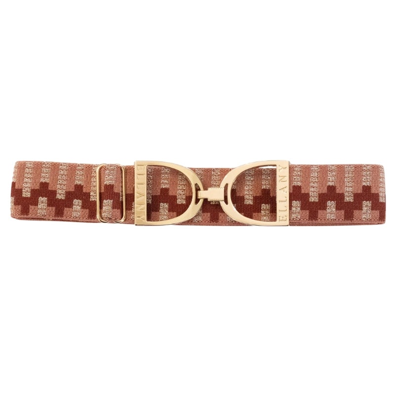 1.5″ Gold Stirrup Elastic Belt – Rose Lyndon