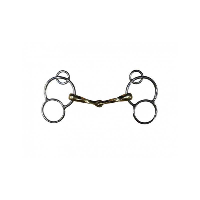 Jump’In Copper Twisted 3 Ring Gag