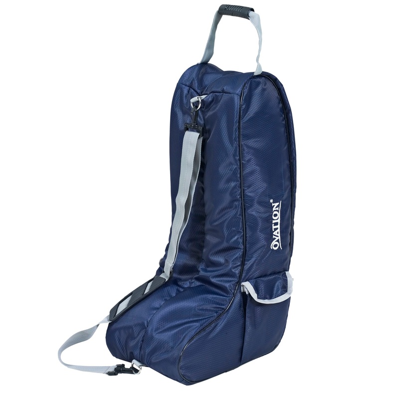 Tall Riding Boot Bag – Navy/Blue Secret Garden