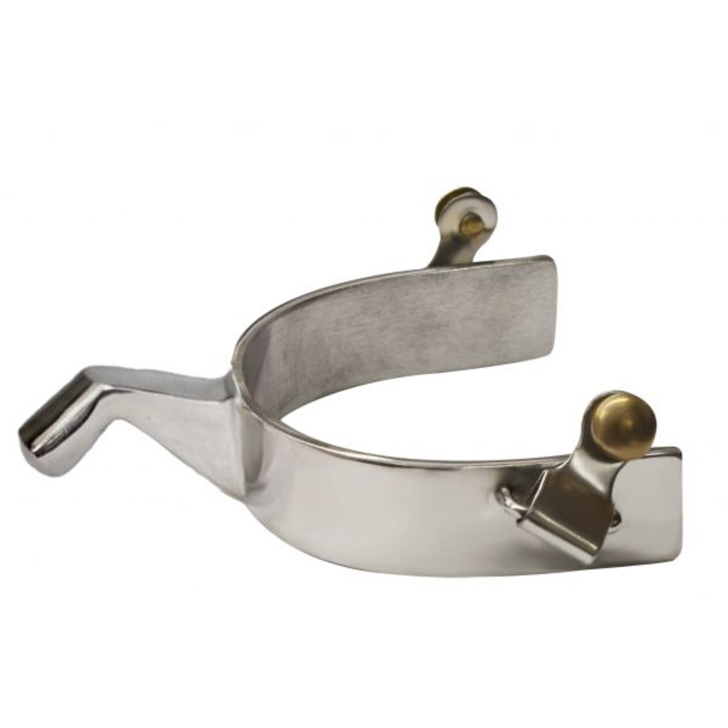 #21148x: Showman  stainless steel ” Humane” Short Ball end spur