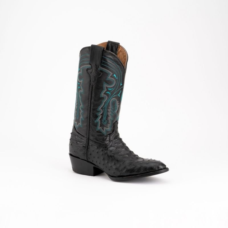 Ferrini Mens Colt Full Quill Ostrich Boots