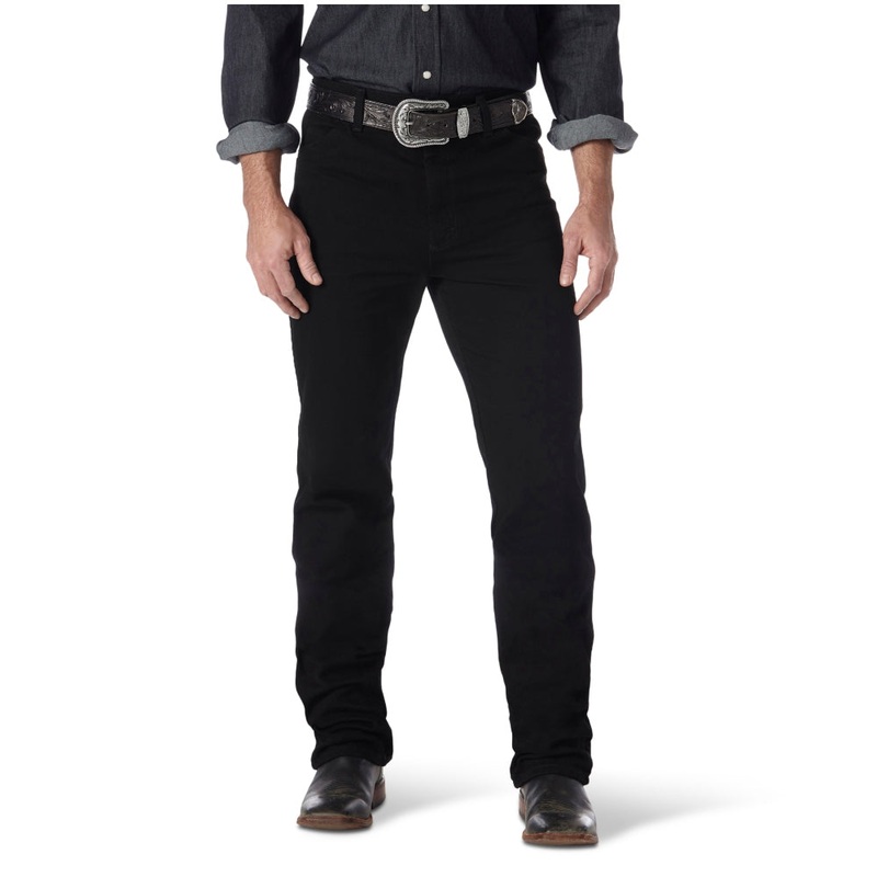 0936WBK Wrangler Men’s Cowboy Cut Slim Fit Jeans – Shadow Black
