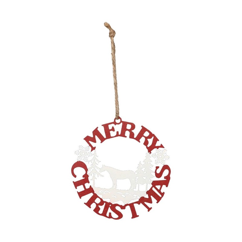 Gift Corral Merry Christmas Horse Ornament