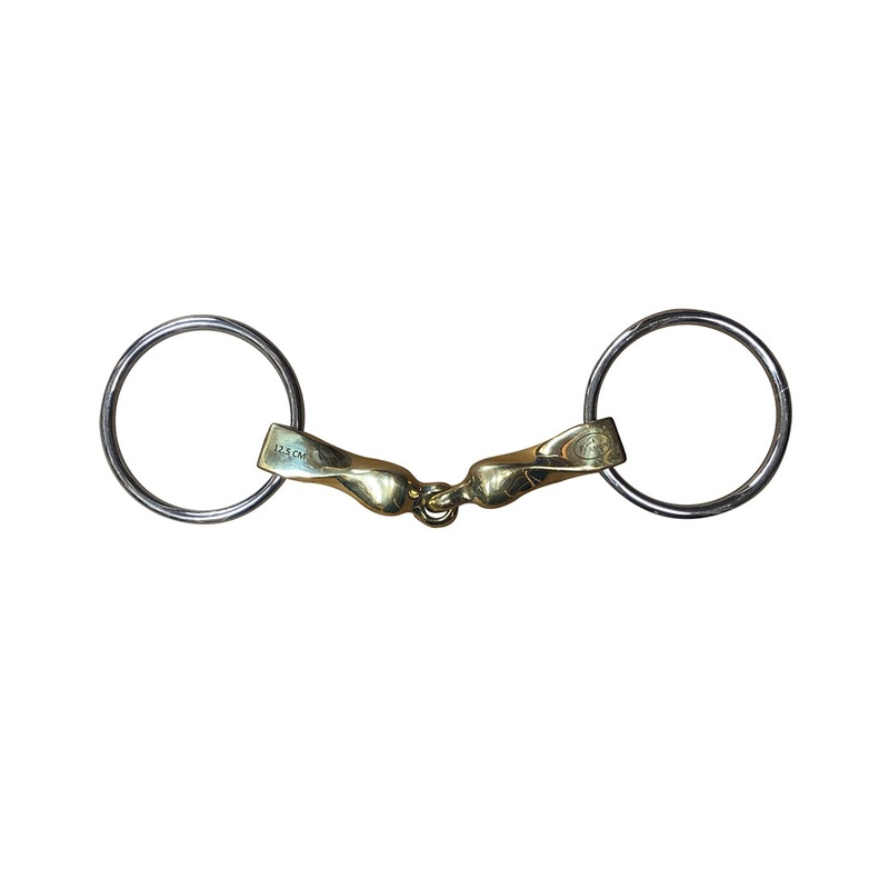 Square Twisted Loose Ring Snaffle