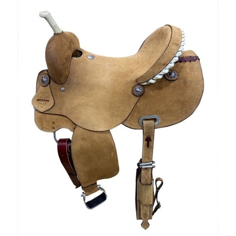 15″, 16″ Circle S Barrel Style Rough Out Saddle