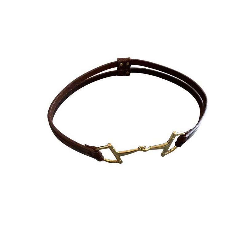20″-29″ 2 Strand Snaffle Bit Belt USED B