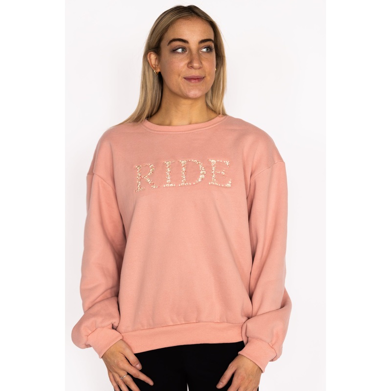 “Ride” Peach Sweatshirt