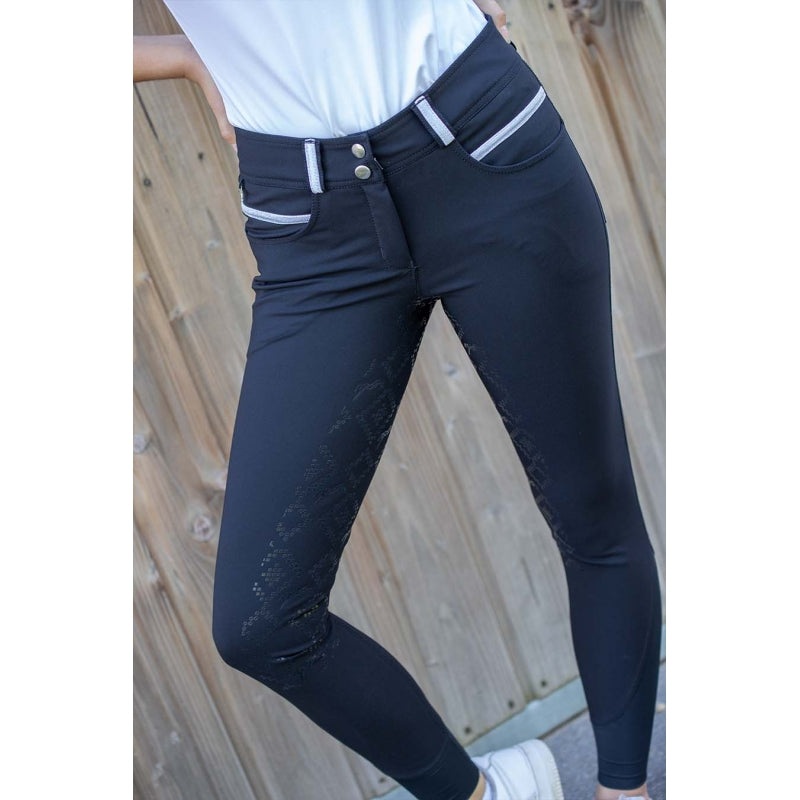 Womens Full Seat Breeches Fun Black