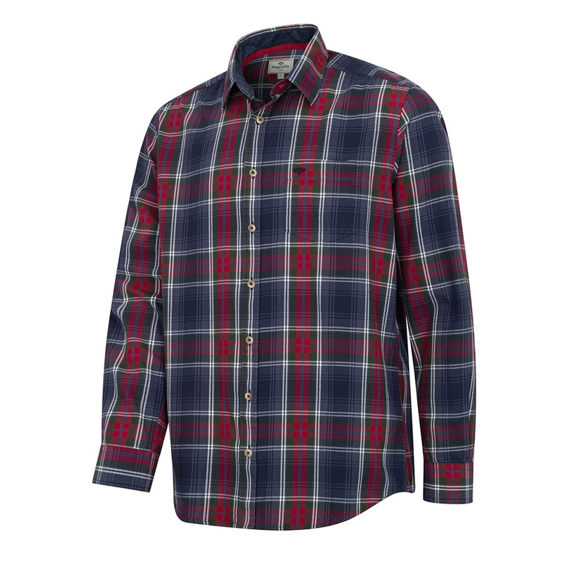 Hoggs of Fife Taransay Plaid Twill Shirt