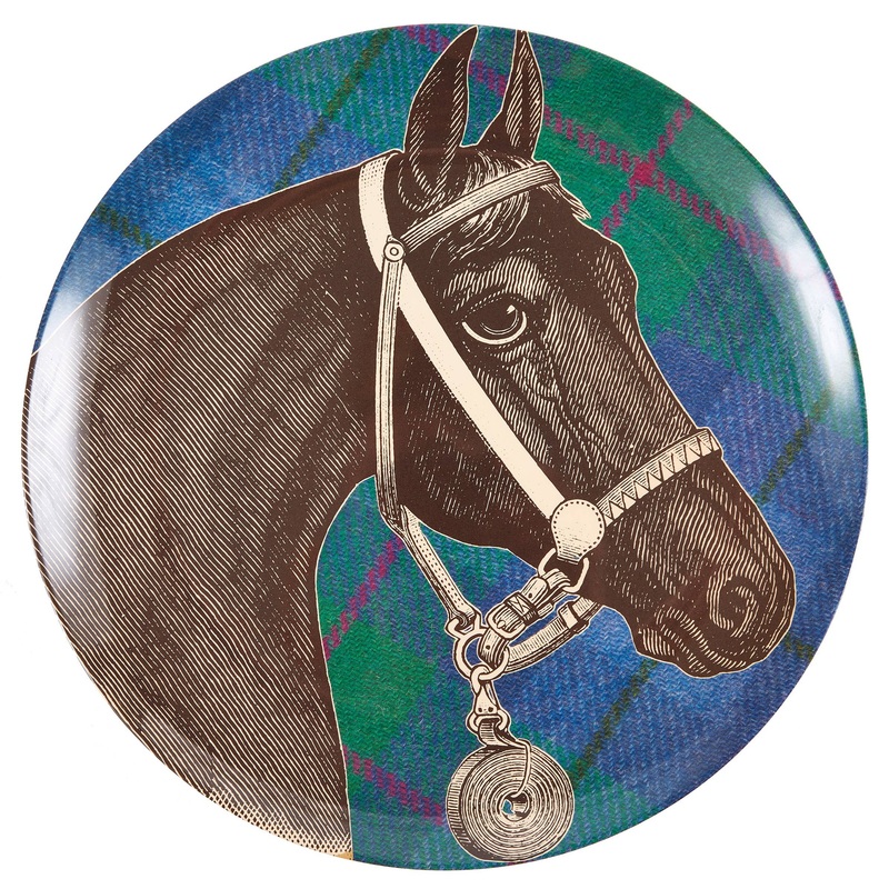 THOMASPAUL – EQUUS TWEED ROUND TRAY