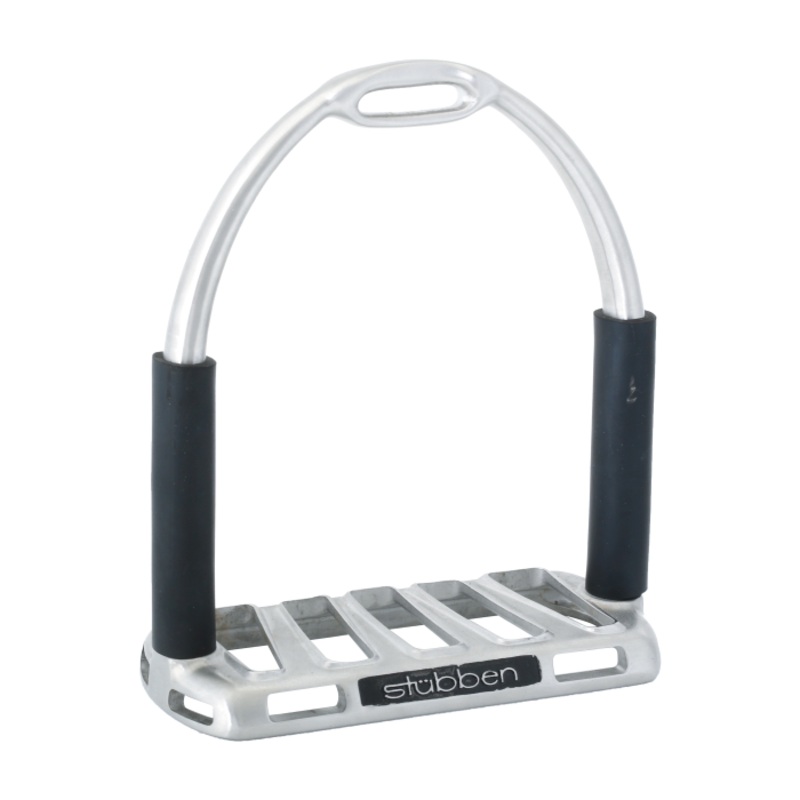 Stubben 1208 Stainless Steel Matt Flexi-Grip Stirrup