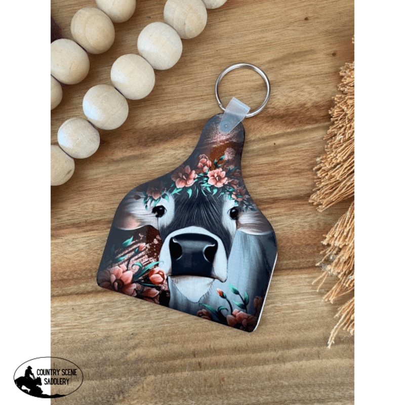 Skulls and Cactus Tag Keyrings