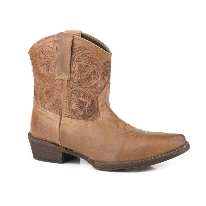 Roper Ladies Snip Toe Shorty Boots