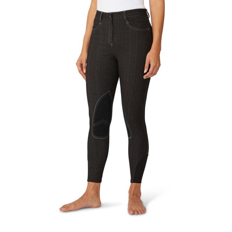 Women’s Softflex Knee Patch Breech – Black