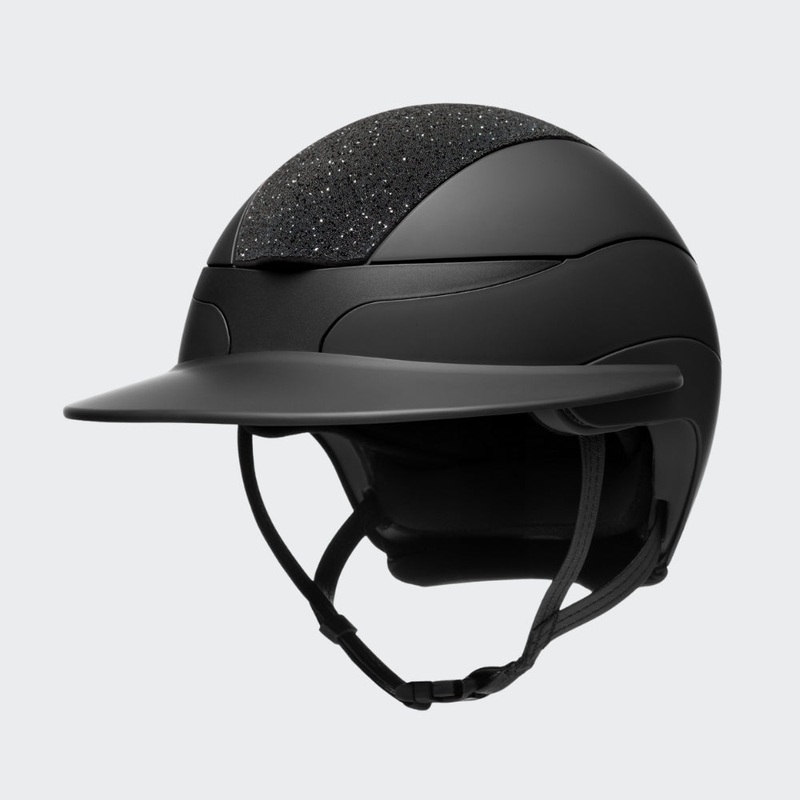Xanto Helmet | Sun Visor | Swarovski Top | Matt Black