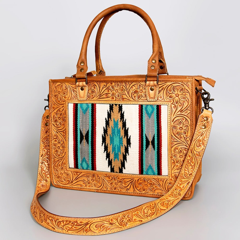 American Darling Tote Saddle Blanket Genuine Leather Western Women Bag Handbag Purse | Western Tote Bag | Travel Tote Bags | College Tote Bag | Casual Tote Bag