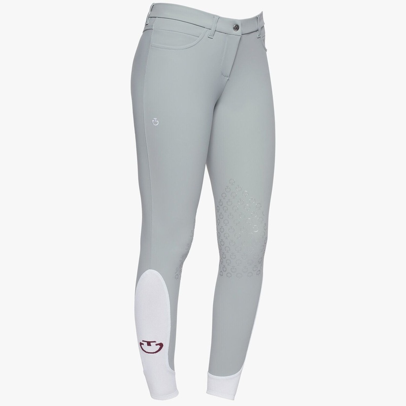 Cavalleria Toscana PADN22 New Grip Knee Patch Breech – Light Grey IT46