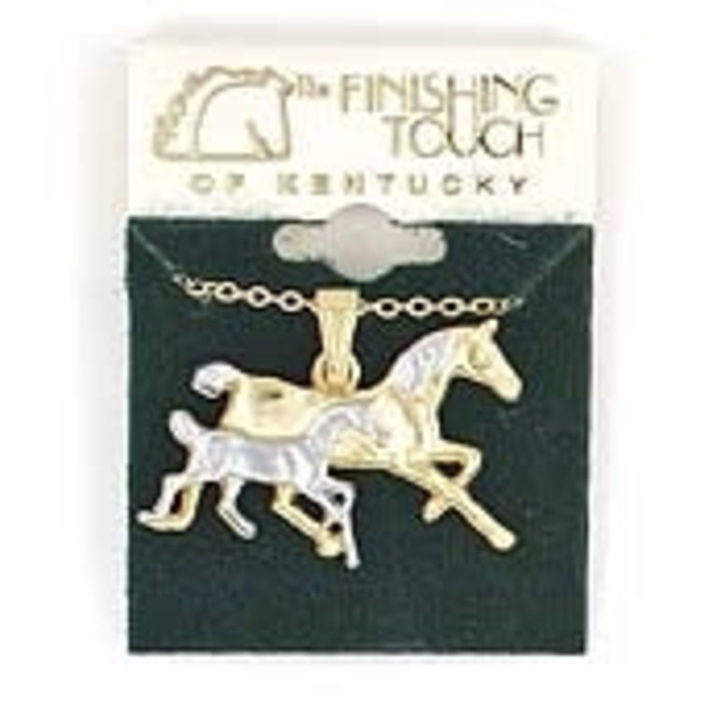 Finishing Touch Necklace with Mare n Foal