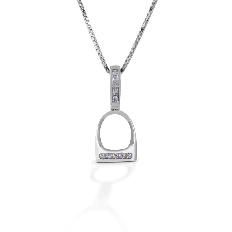 Kelly Herd Stirrup Necklace