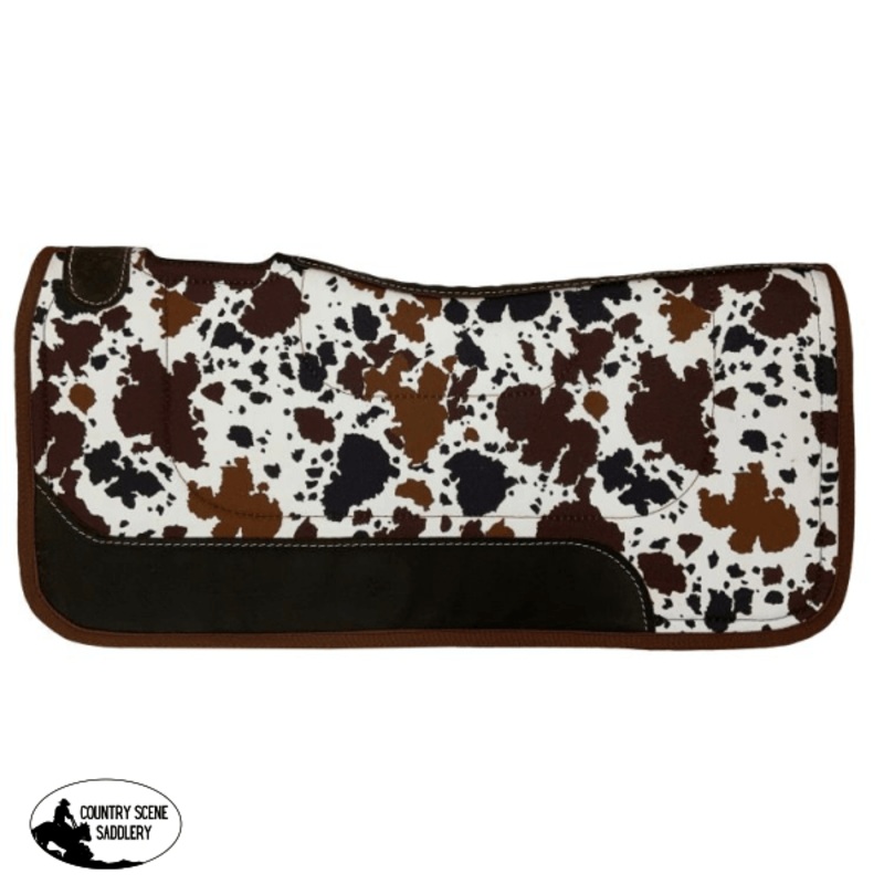 Showman  31″ x 32″ Nylon Printed Top Contoured Felt Bottom Saddle Pad