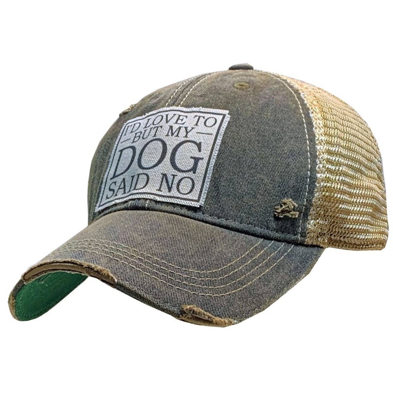 Vintage Life – I’d Love To But My Dog Said No Trucker Hat Baseball Cap