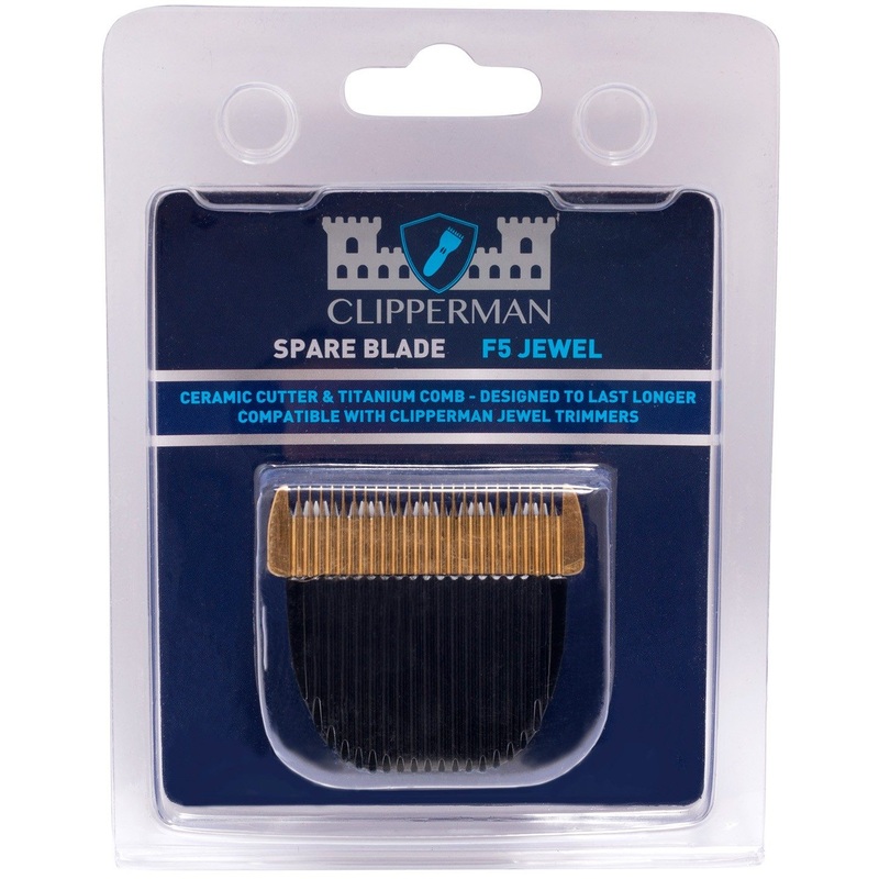 Clipperman F5 Titanium & Ceramic Blade Set For Jewel