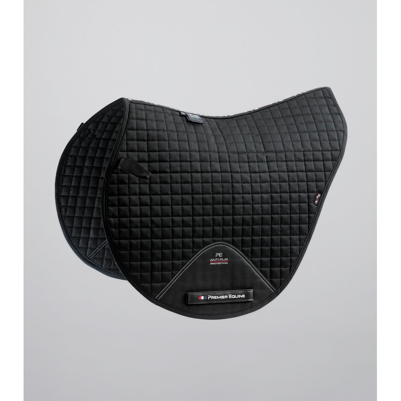 Close Contact Cotton Cross Country Saddle Pad Black