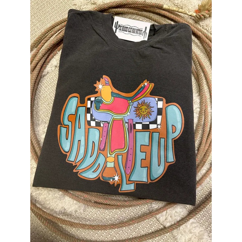 Saddle Up Western Graphic Tee