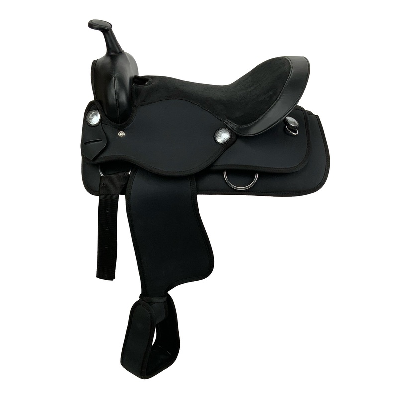 Black Nylon Cordura Saddle – 16 Inch-FREE SHIPPING