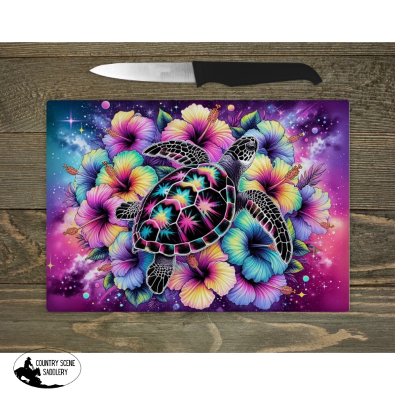 Glass Chopping Board – Turtle