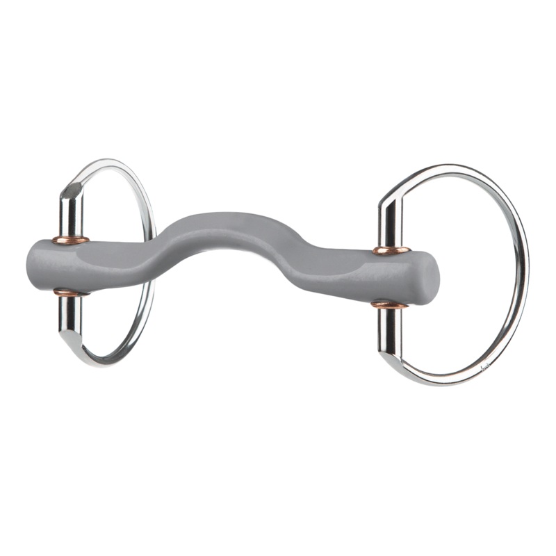 Beris Hard Eggbutt Snaffle with Konnex Tongue Port Bit
