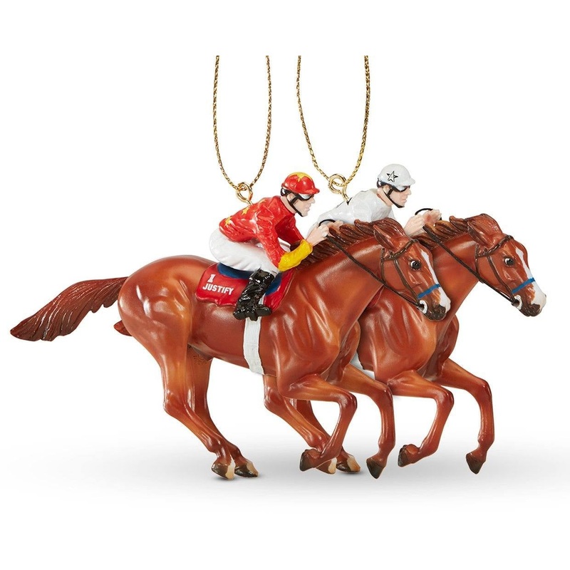 Breyer Ornament Justify – 2018 Triple Crown Winner