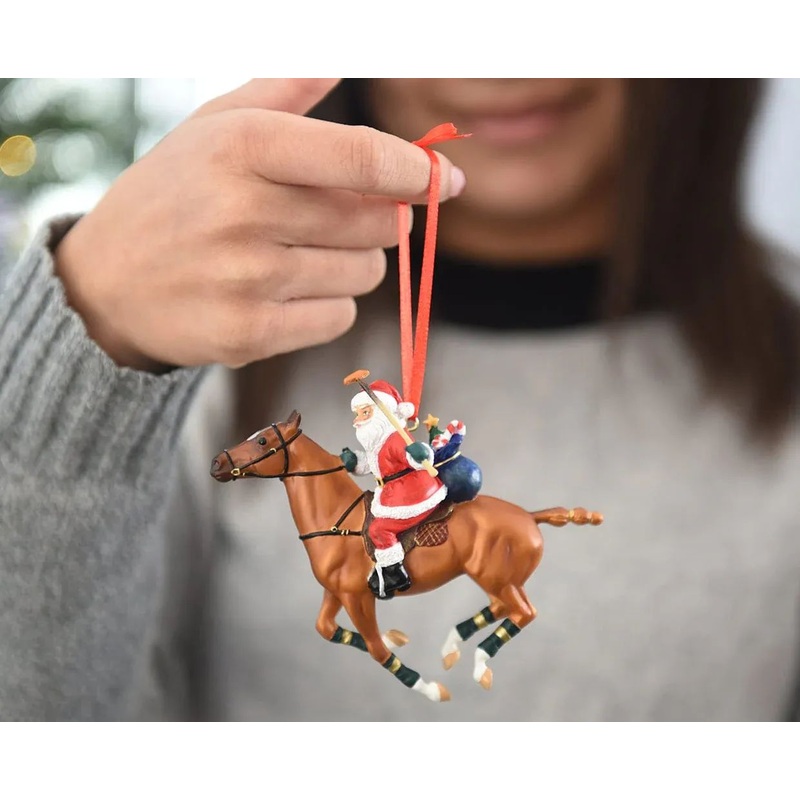 Breyer Polo Santa Ornament