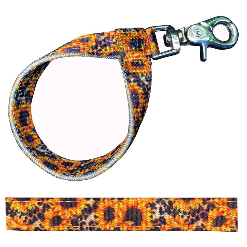 Showman  Premium nylon Sunflower print Tie down Keeper
