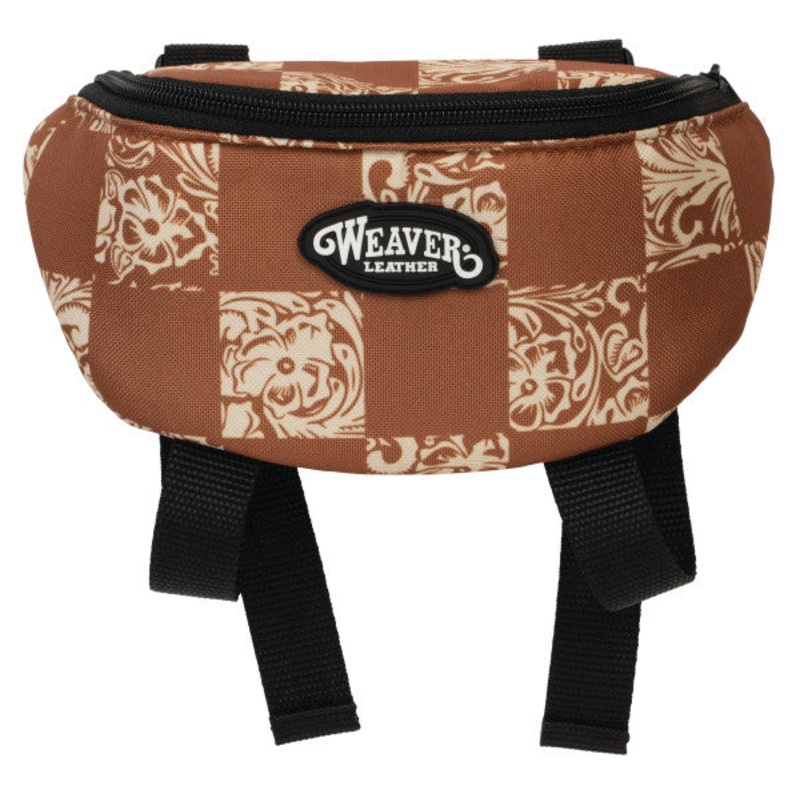 Weaver Leather Saddle Pouch- Checkerboard