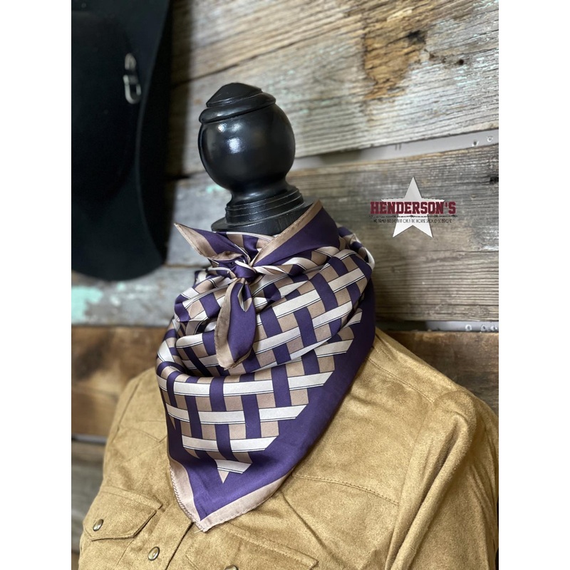 Wild Rags/Scarf ~ Purple & Gold