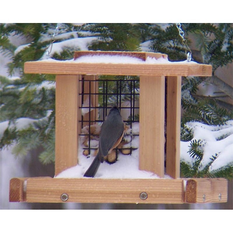 Stovall Wood Smaller Whole Peanut Feeder