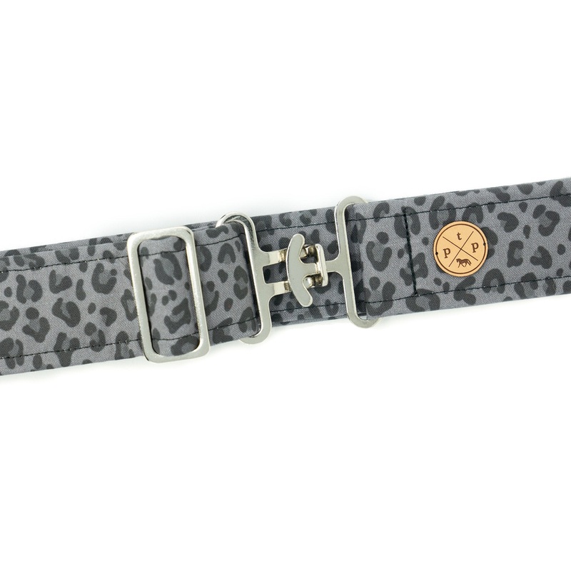 The Posh Pony Black Leopard Belt